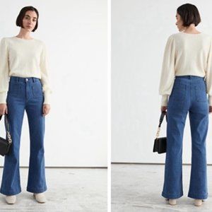 & Other Stories | high waisted wide leg jeans